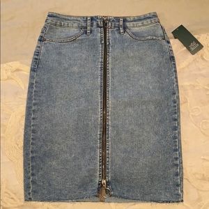Wild Fable Stretchy Jean Skirt